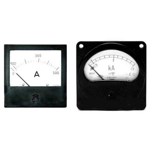 Виды амперметров, применяемых в электрощитовом оборудовании, их устройство, принцип работы
