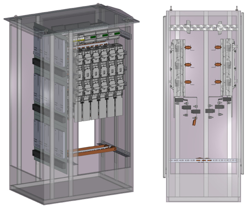 Шкаф низковольтный распределительный с пофидерным учетом ЭПШР-ШНН-Р12-ТУ9